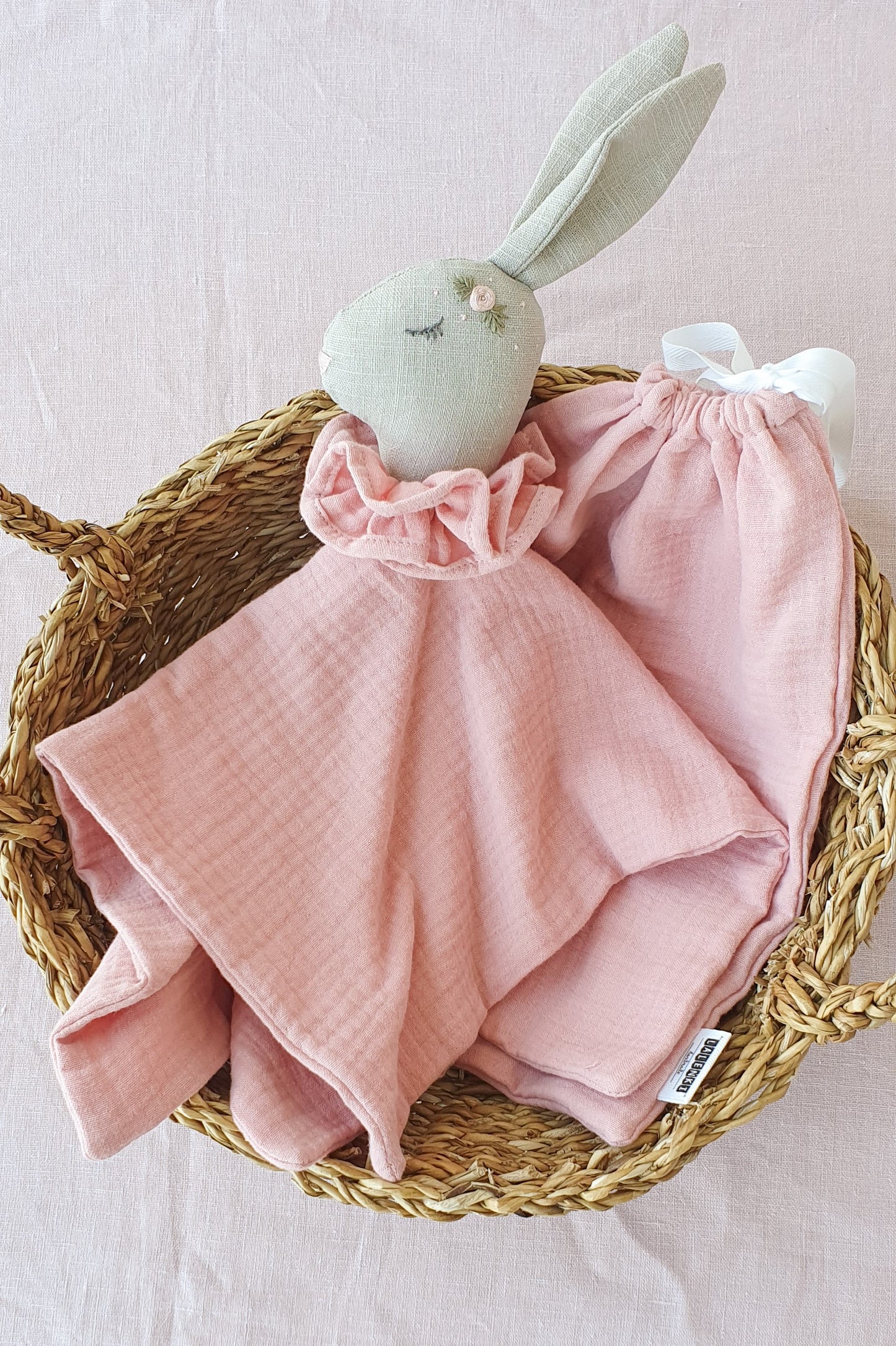 Bunny cotton comforter-pink