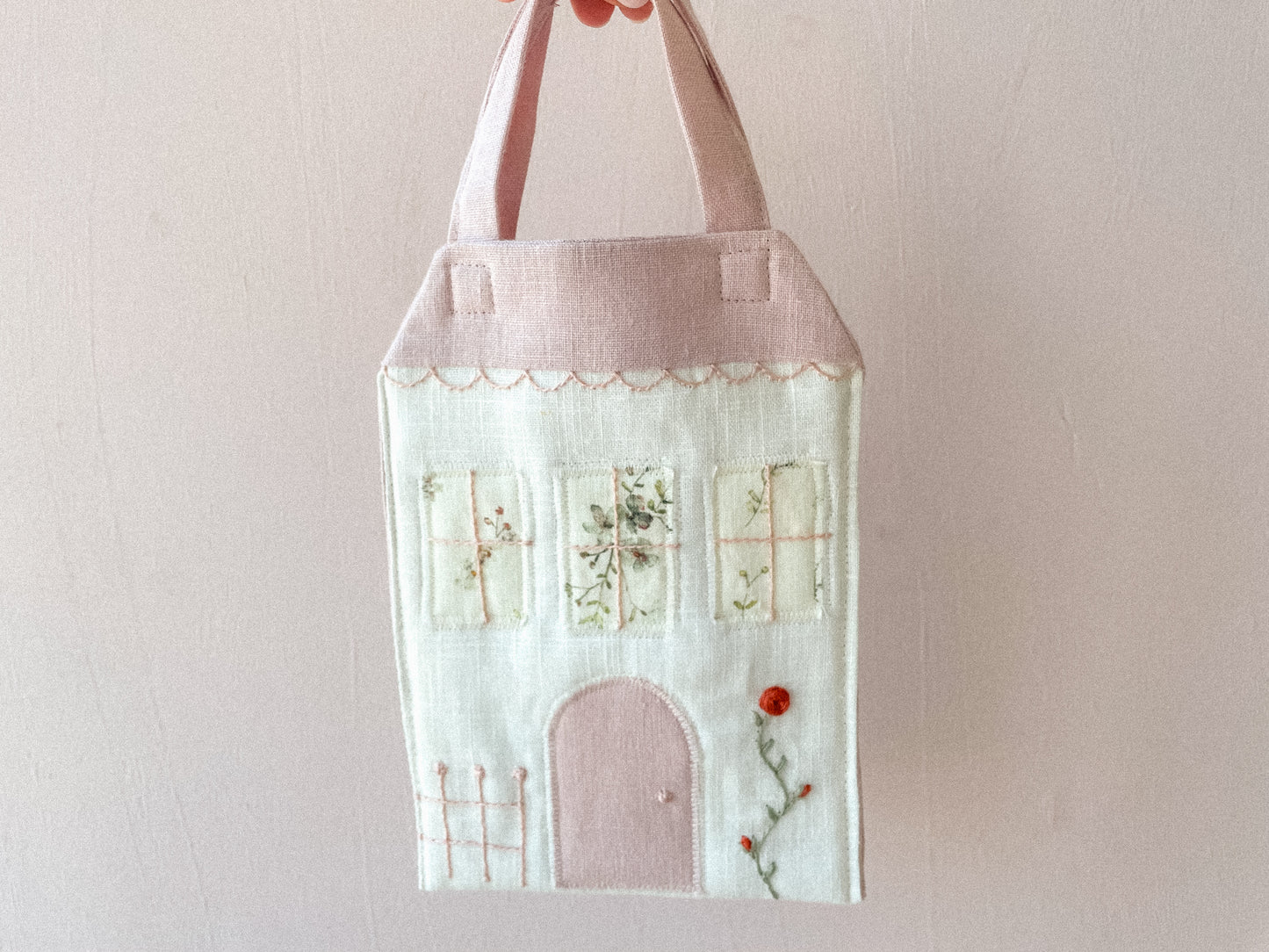 Rosie bunny doll & house bag