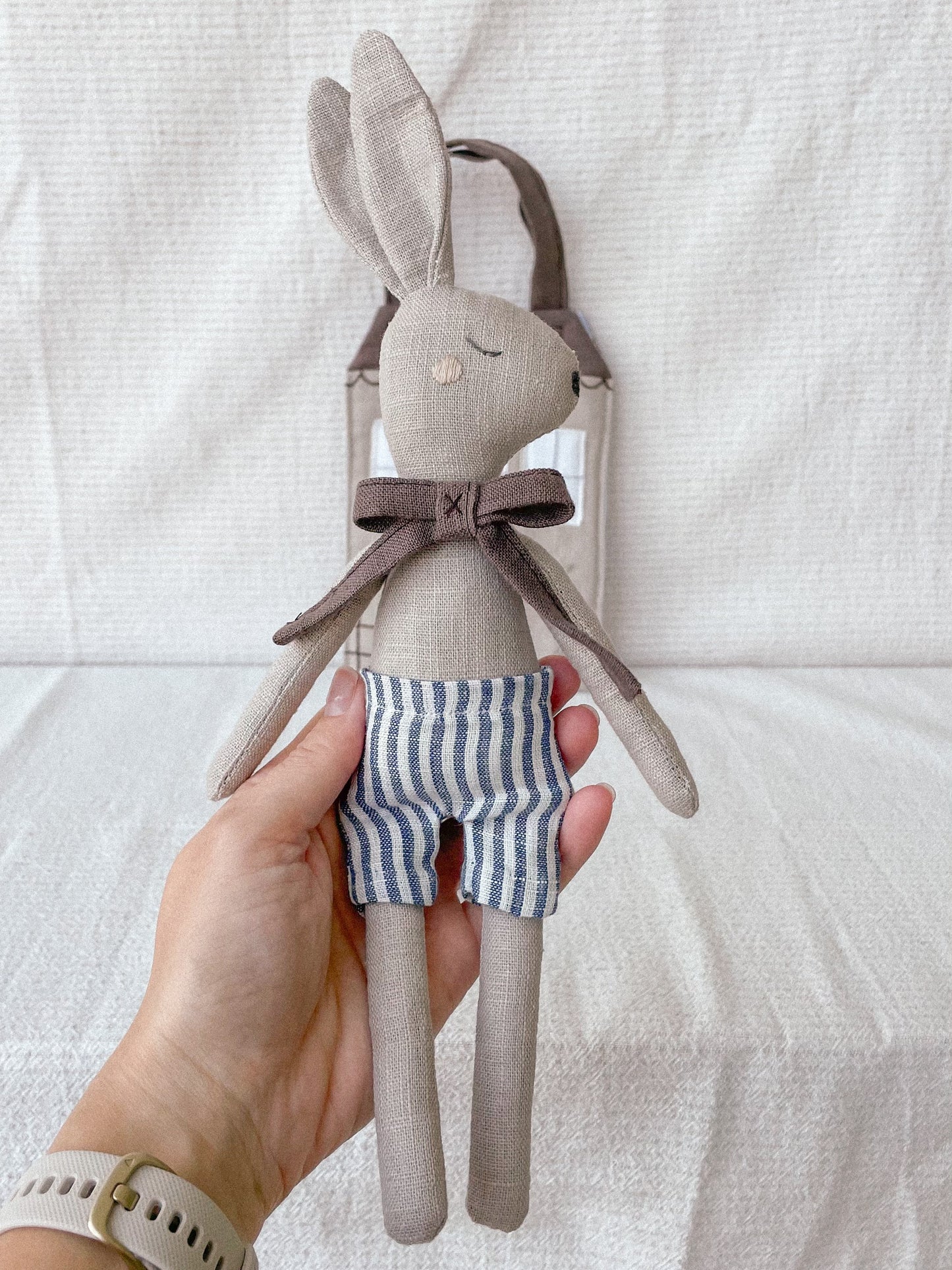 Henry bunny doll & house bag
