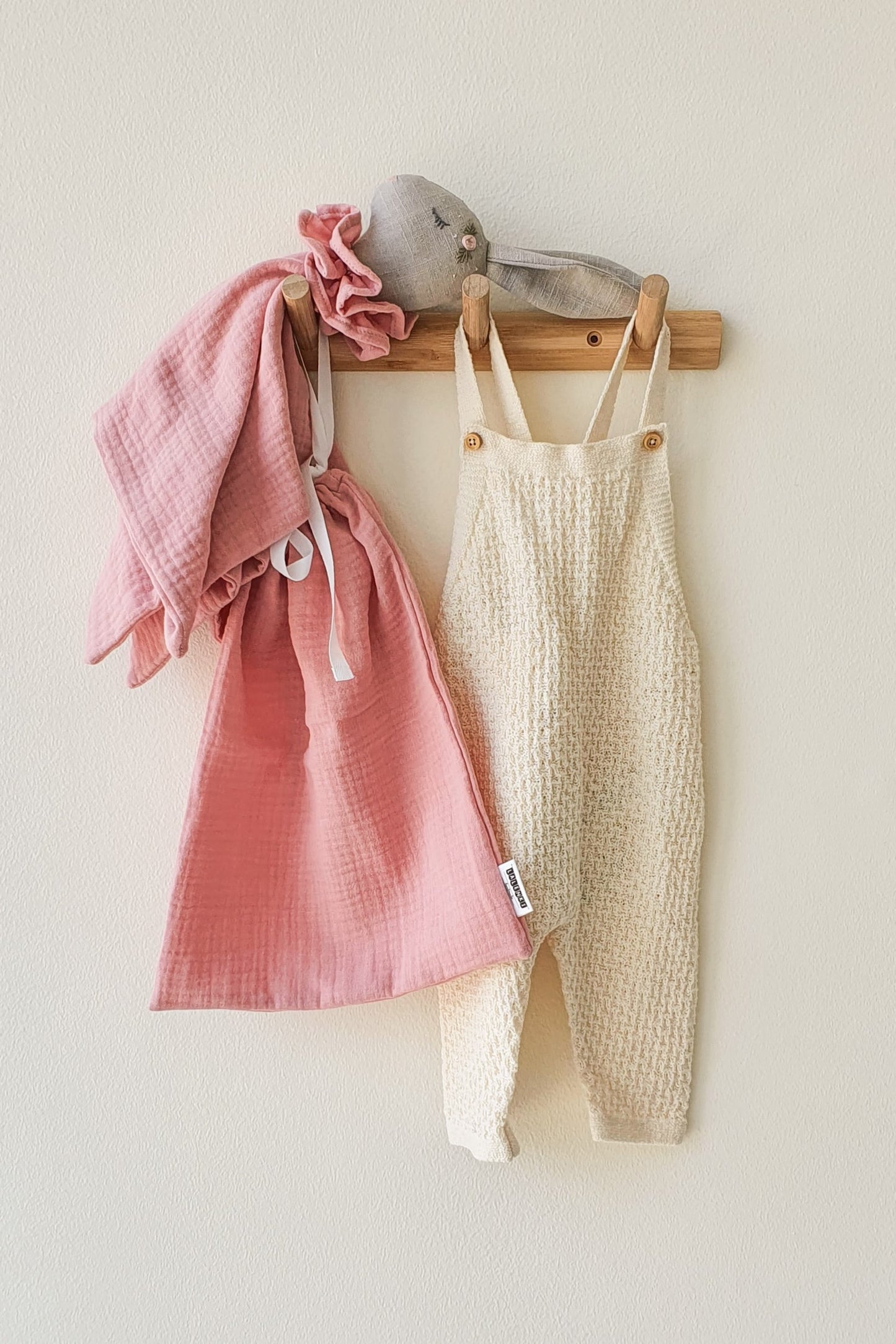 Bunny cotton comforter-pink