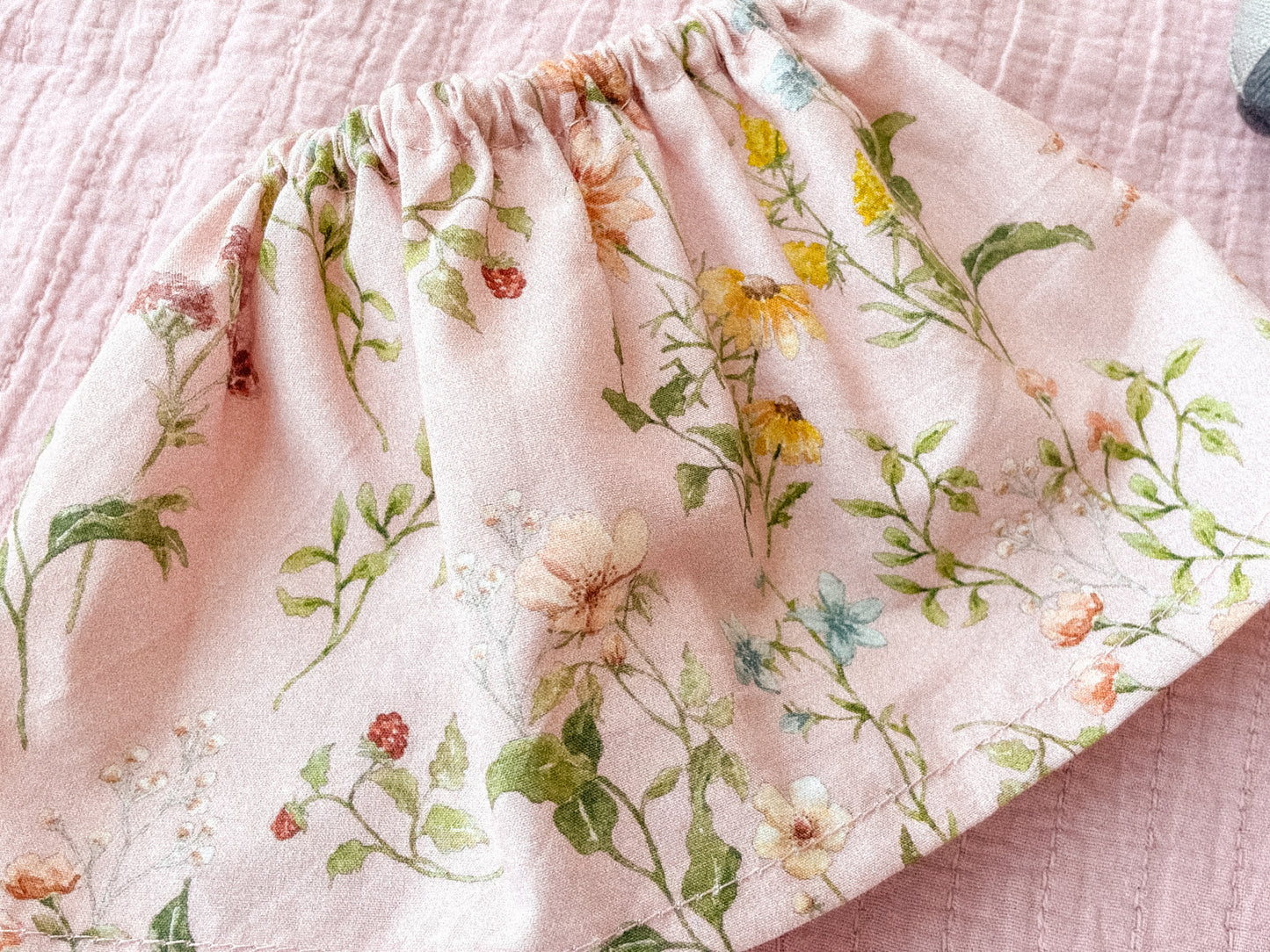 Bianca bunny doll- floral pink
